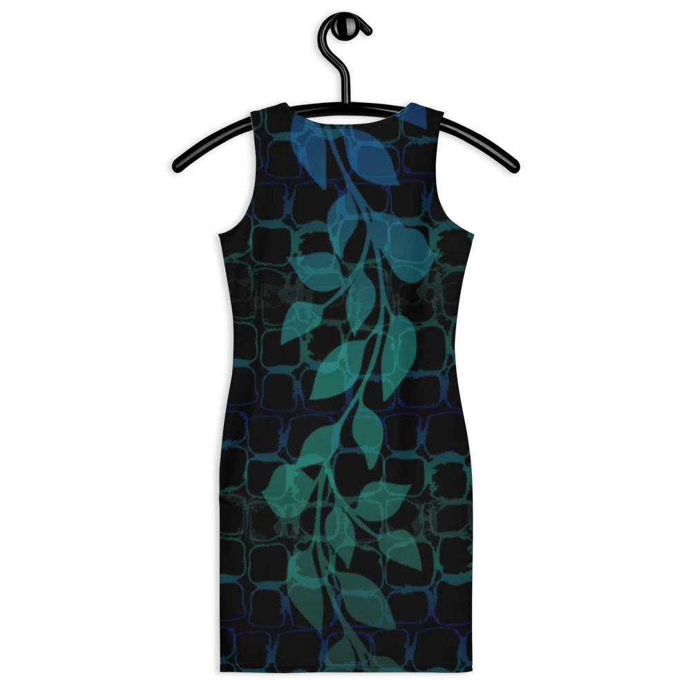 'JUNGLIST' Bodycon Dress Ravenrock