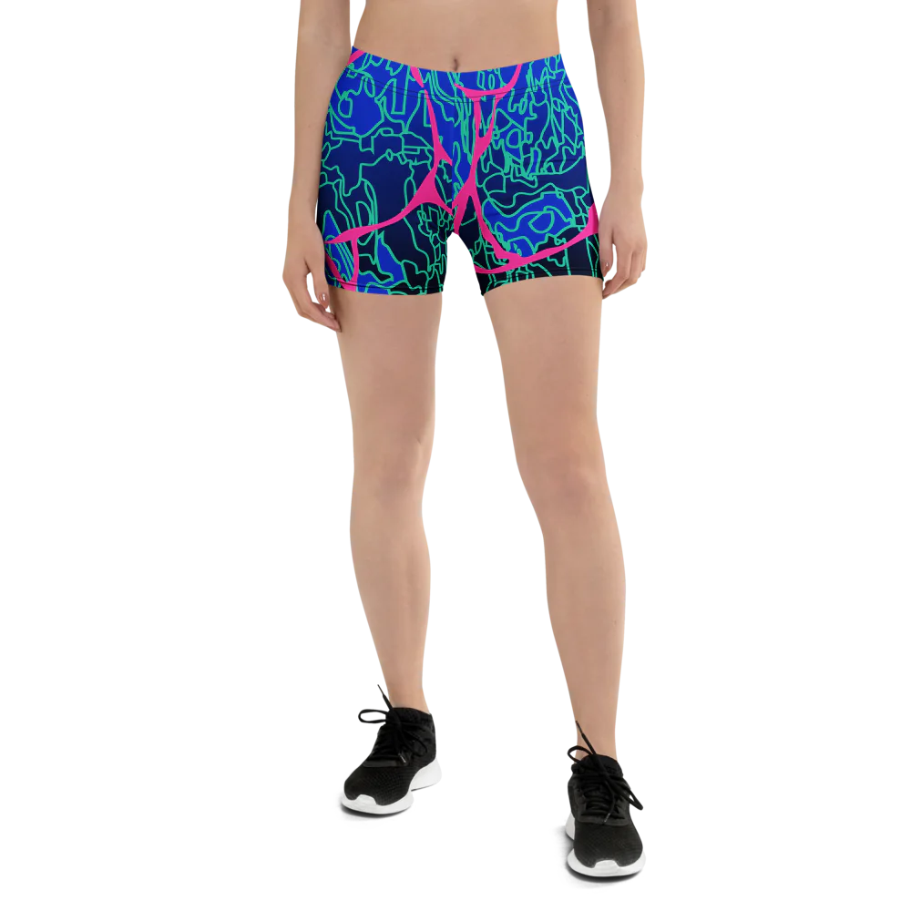 'LARIMAR' Spandex Shorts
