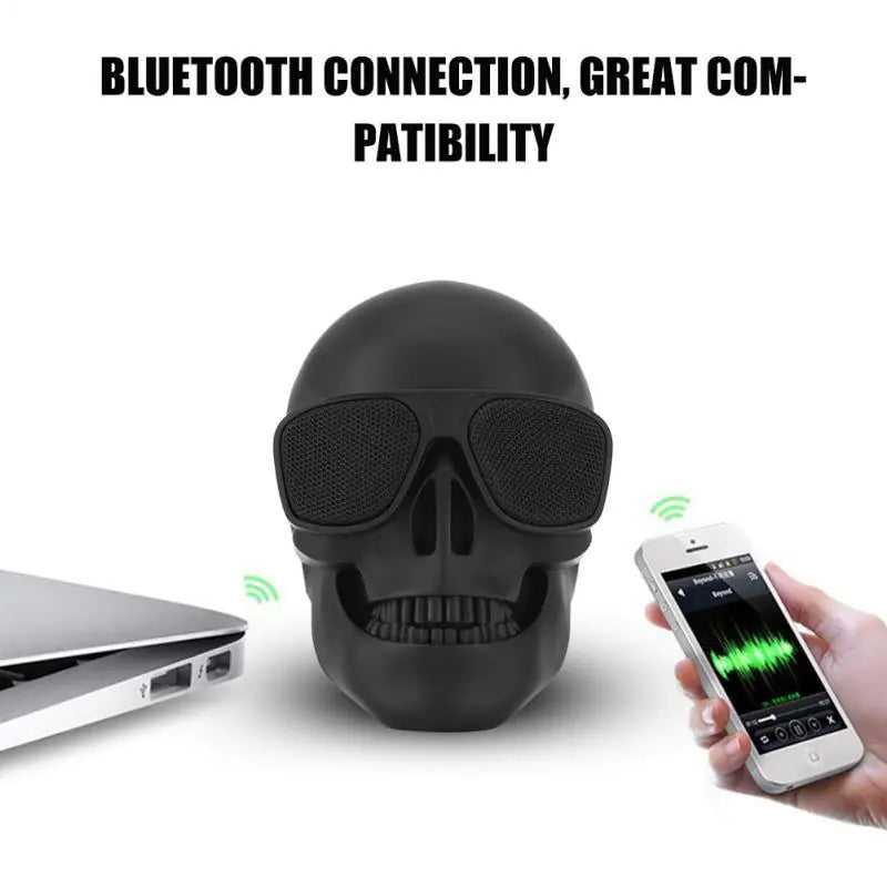 Skull Bluetooth Wireless Speaker Ravenrock