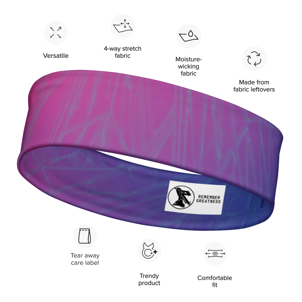 'GLORIA' Spandex Headband Ravenrock