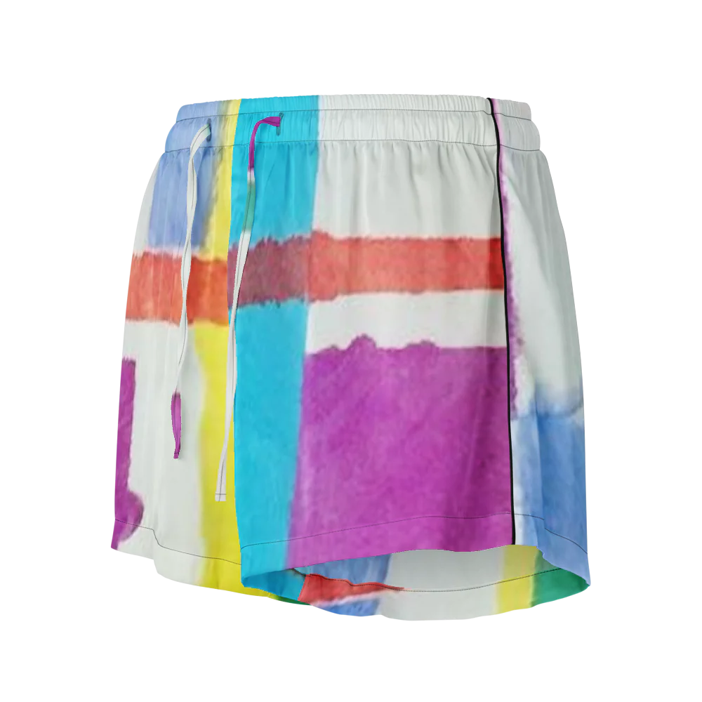 'MONDRIAN' Women's Pajama Shorts