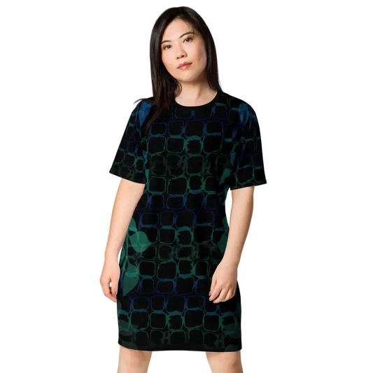 'JUNGLIST' Extralong T-Shirt Dress Ravenrock