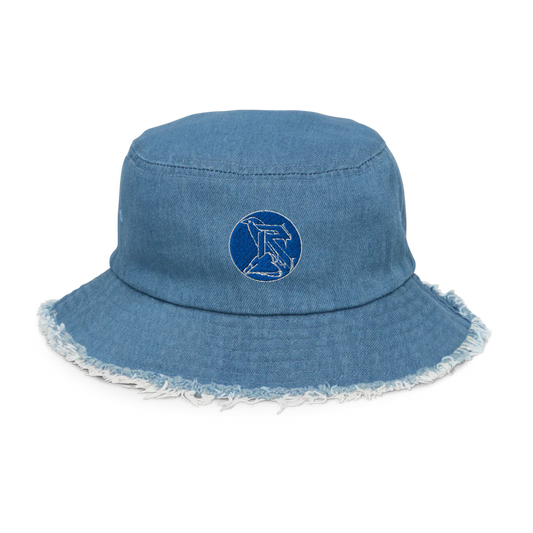 RavenRock Distressed Denim Bucket Hat