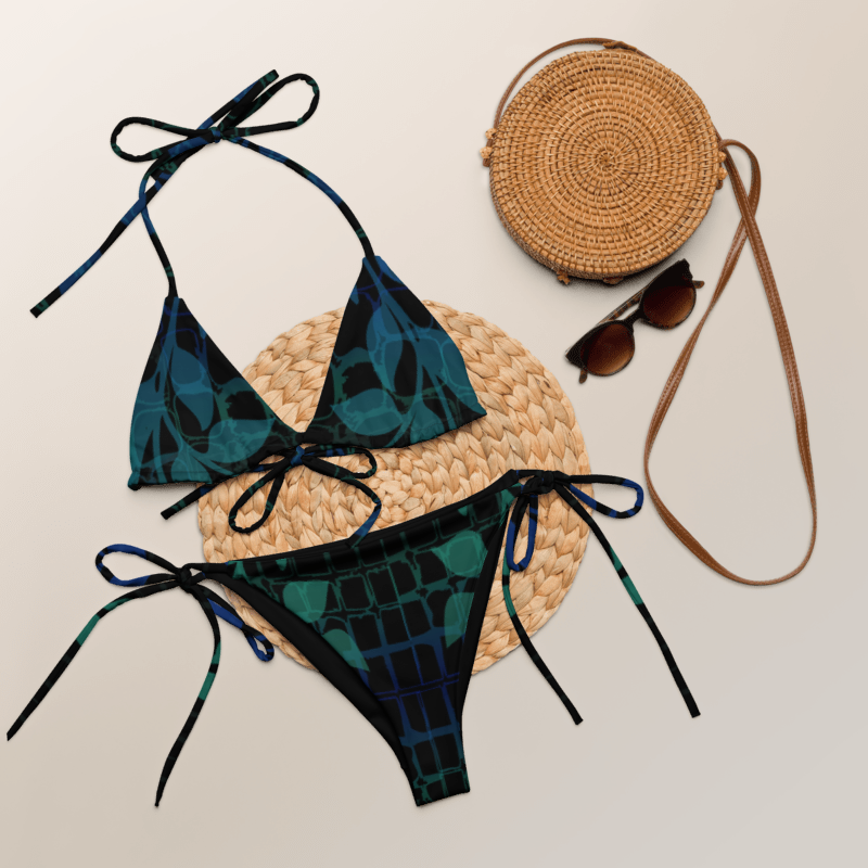 'JUNGLIST' Sustainable String Bikini Ravenrock