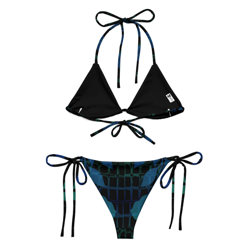 'JUNGLIST' Sustainable String Bikini Ravenrock