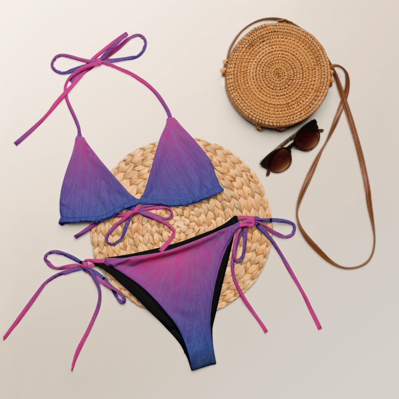 'GLORIA' Sustainable String Bikini Ravenrock