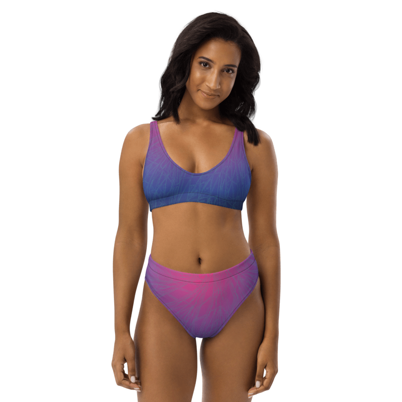 'GLORIA' Sustainable High-Waisted Bikini Ravenrock