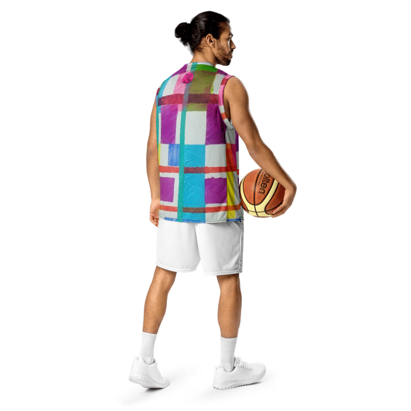 'MONDRIAN' Unisex Basketball Jersey