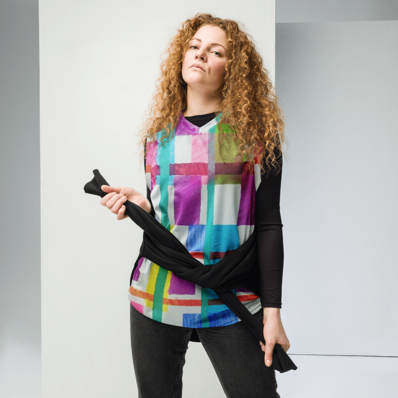 'MONDRIAN' Unisex Basketball Jersey