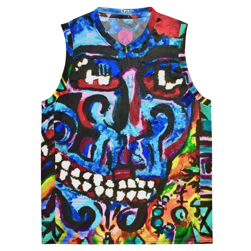 'CRANIUM' Unisex Basketball Jersey