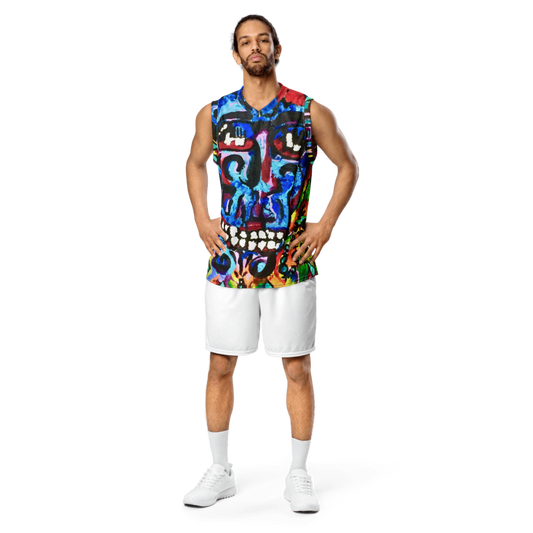 'CRANIUM' Unisex Basketball Jersey