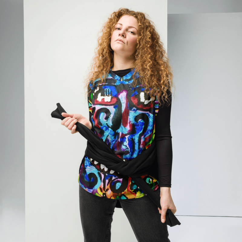 'CRANIUM' Unisex Basketball Jersey