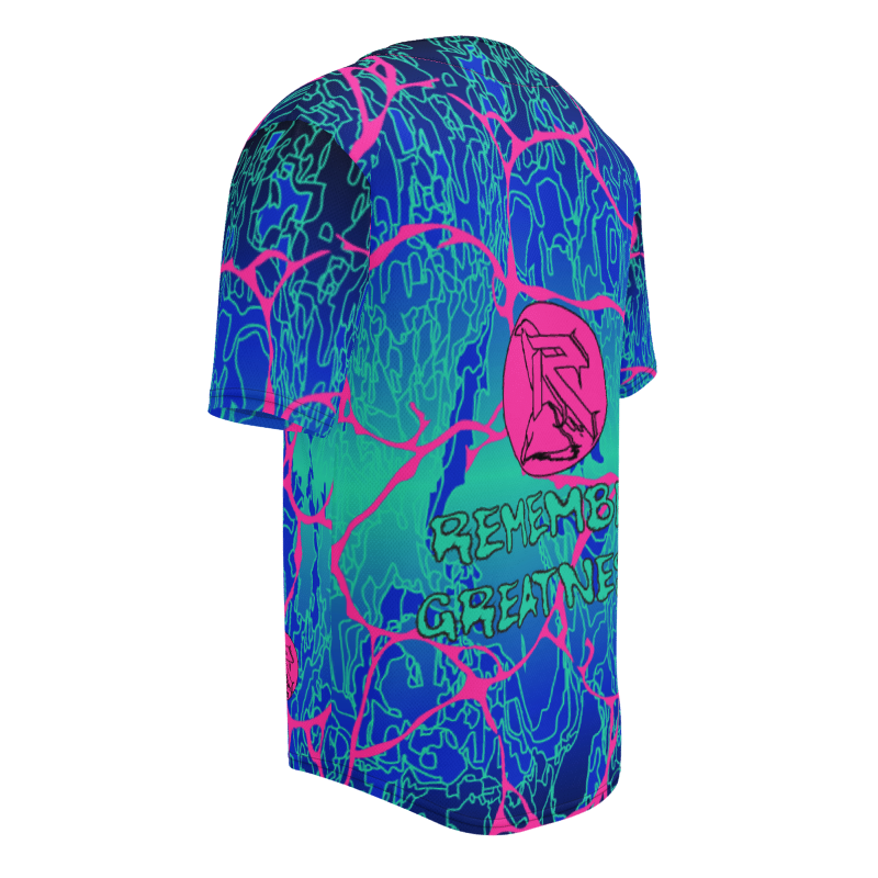 'LARIMAR' Recycled Unisex Baseball Jersey