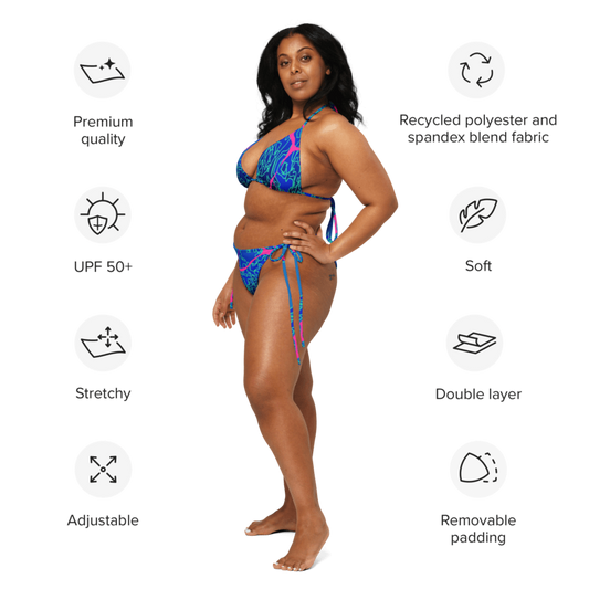 'LARIMAR' Recycled String Bikini