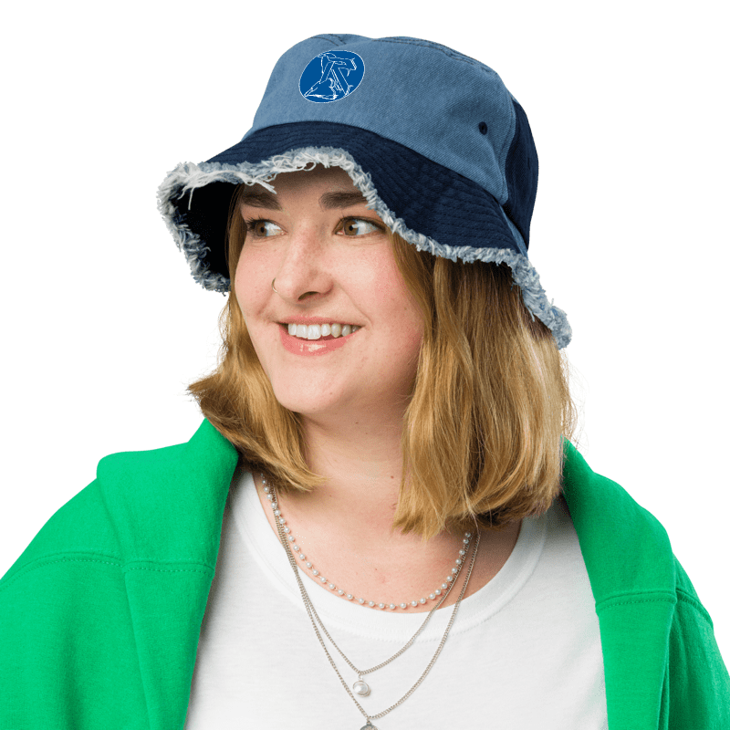 RavenRock Distressed Denim Bucket Hat