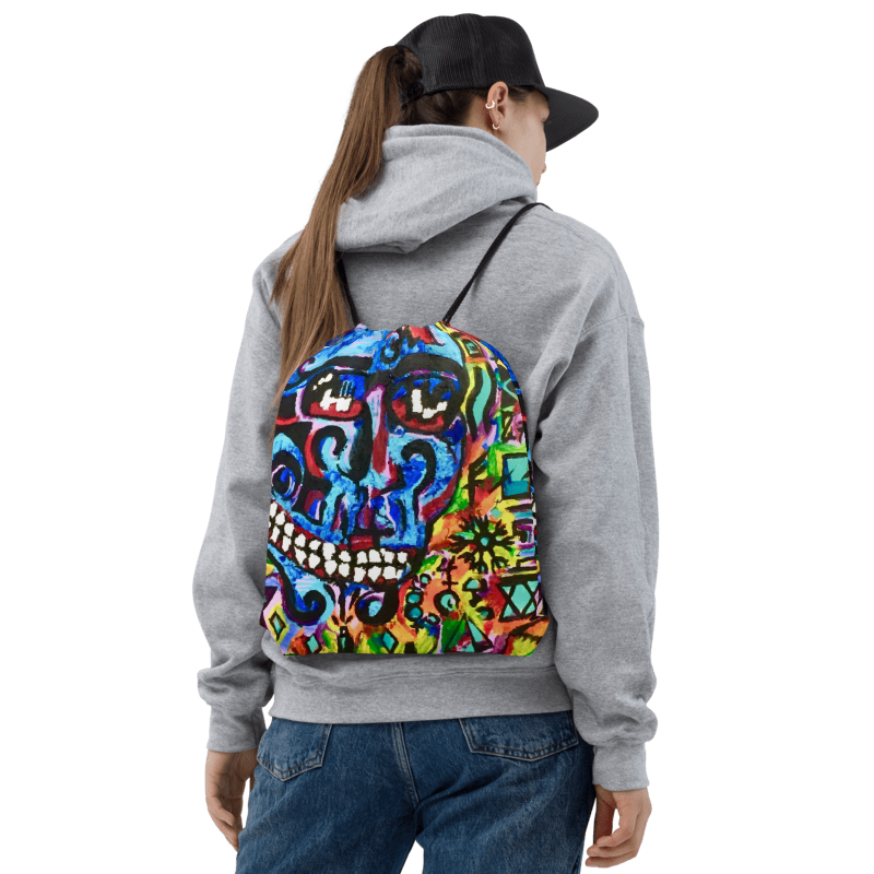 'CRANIUM' Drawstring Bag