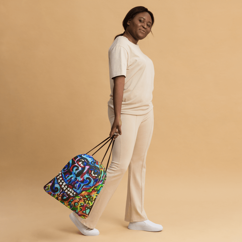 'CRANIUM' Drawstring Bag