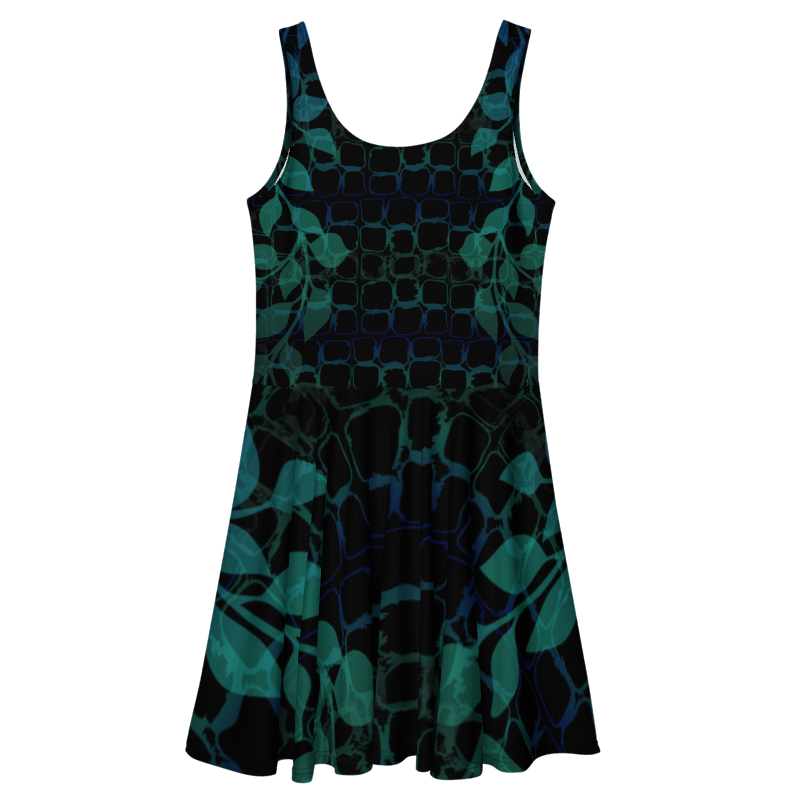 'JUNGLIST' Skater Sundress Ravenrock