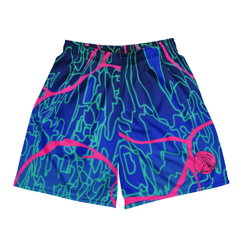 'LARIMAR' Recycled Unisex Mesh Shorts