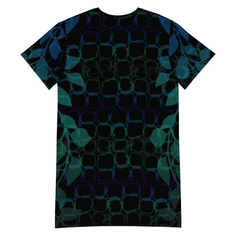 'JUNGLIST' Extralong T-Shirt Dress Ravenrock