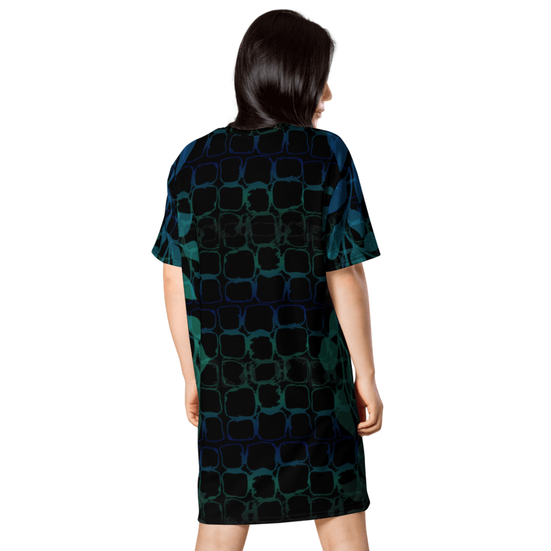 'JUNGLIST' Extralong T-Shirt Dress Ravenrock