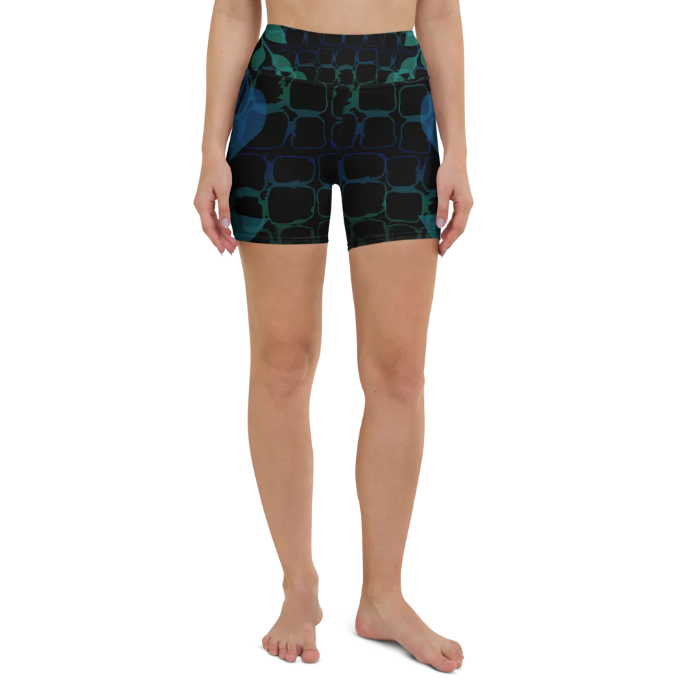 'JUNGLIST' Yoga Shorts Ravenrock
