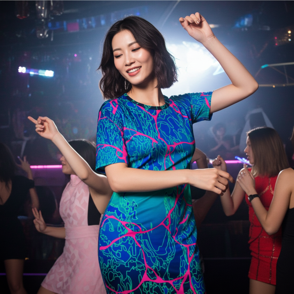 'LARIMAR' Extralong T-Shirt Dress