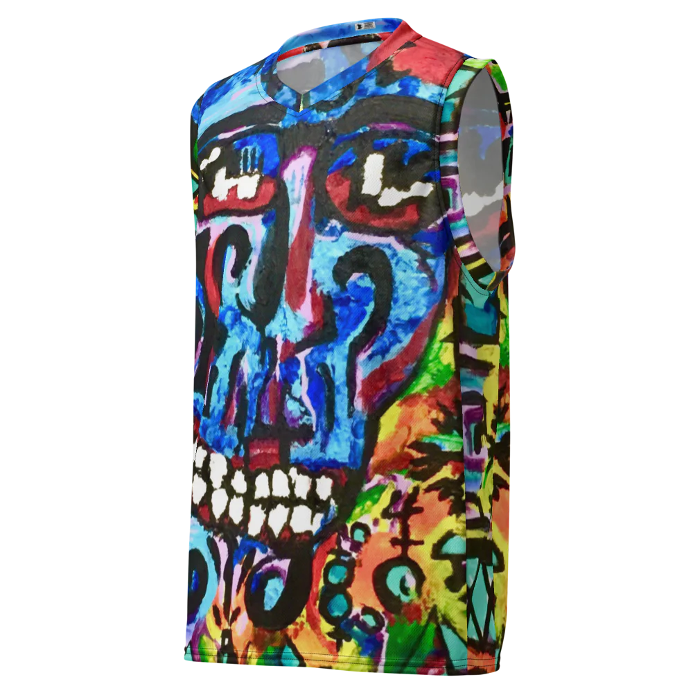 'CRANIUM' Unisex Basketball Jersey