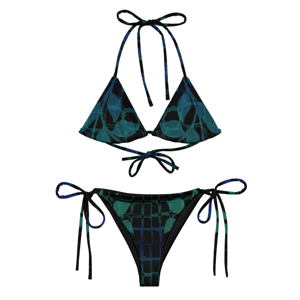 'JUNGLIST' Sustainable String Bikini Ravenrock