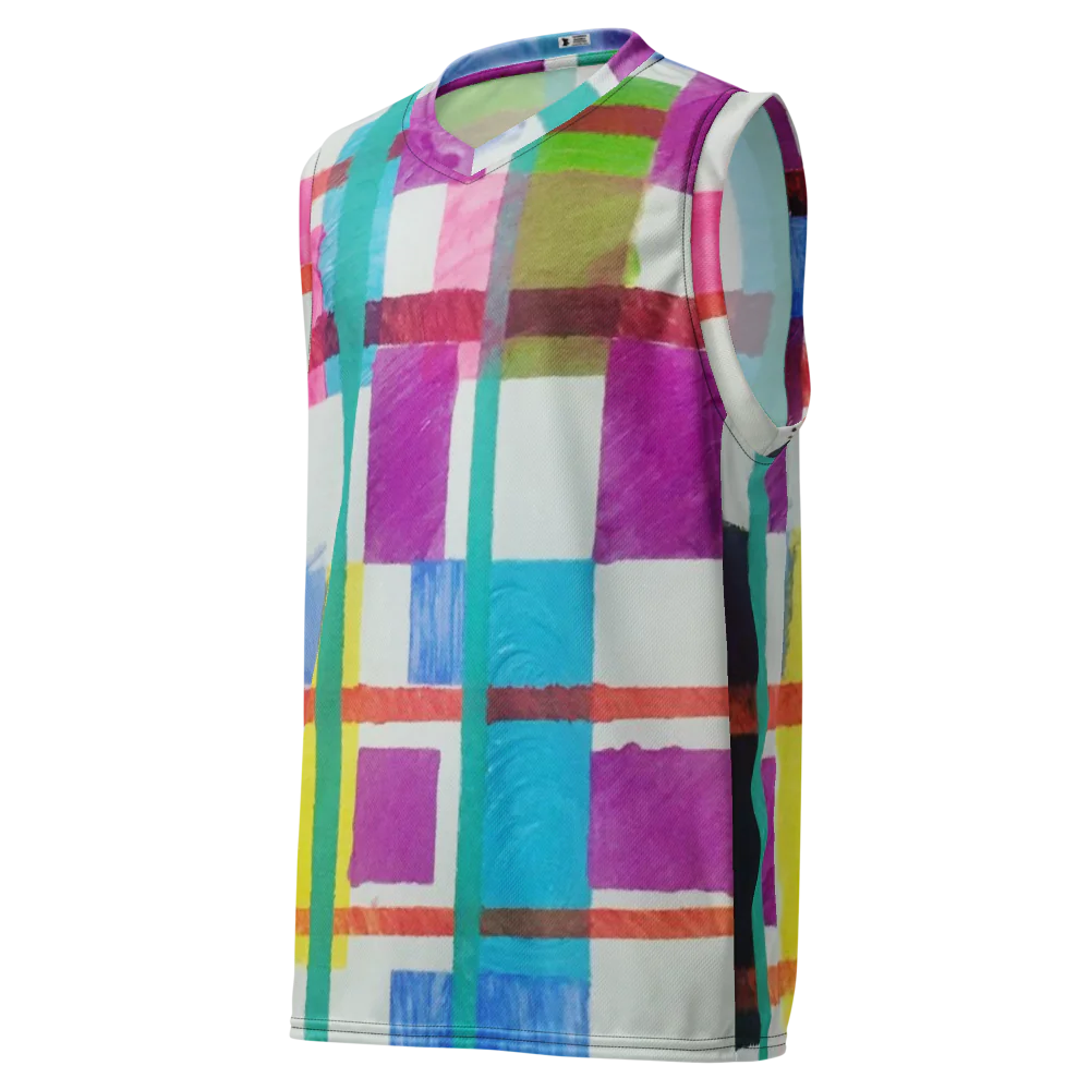 'MONDRIAN' Unisex Basketball Jersey