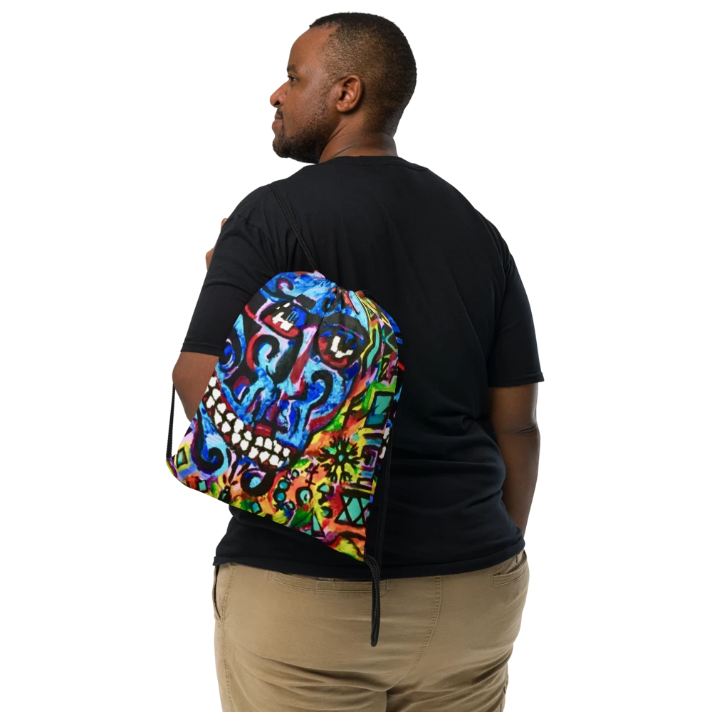'CRANIUM' Drawstring Bag