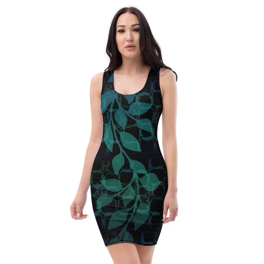 'JUNGLIST' Bodycon Dress Ravenrock