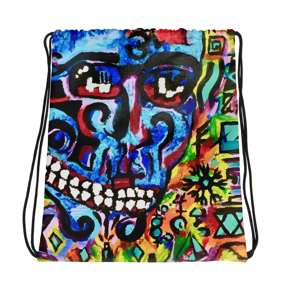'CRANIUM' Drawstring Bag