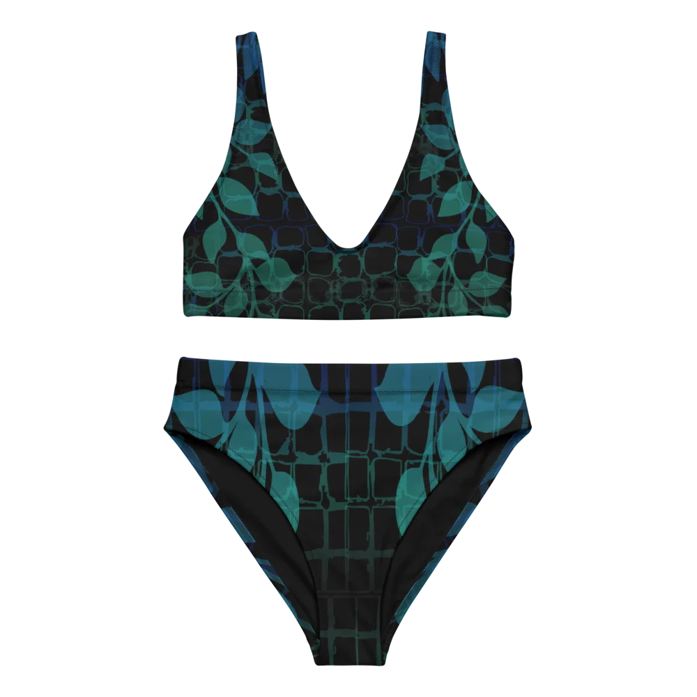'JUNGLIST' High-Waisted Bikini Ravenrock