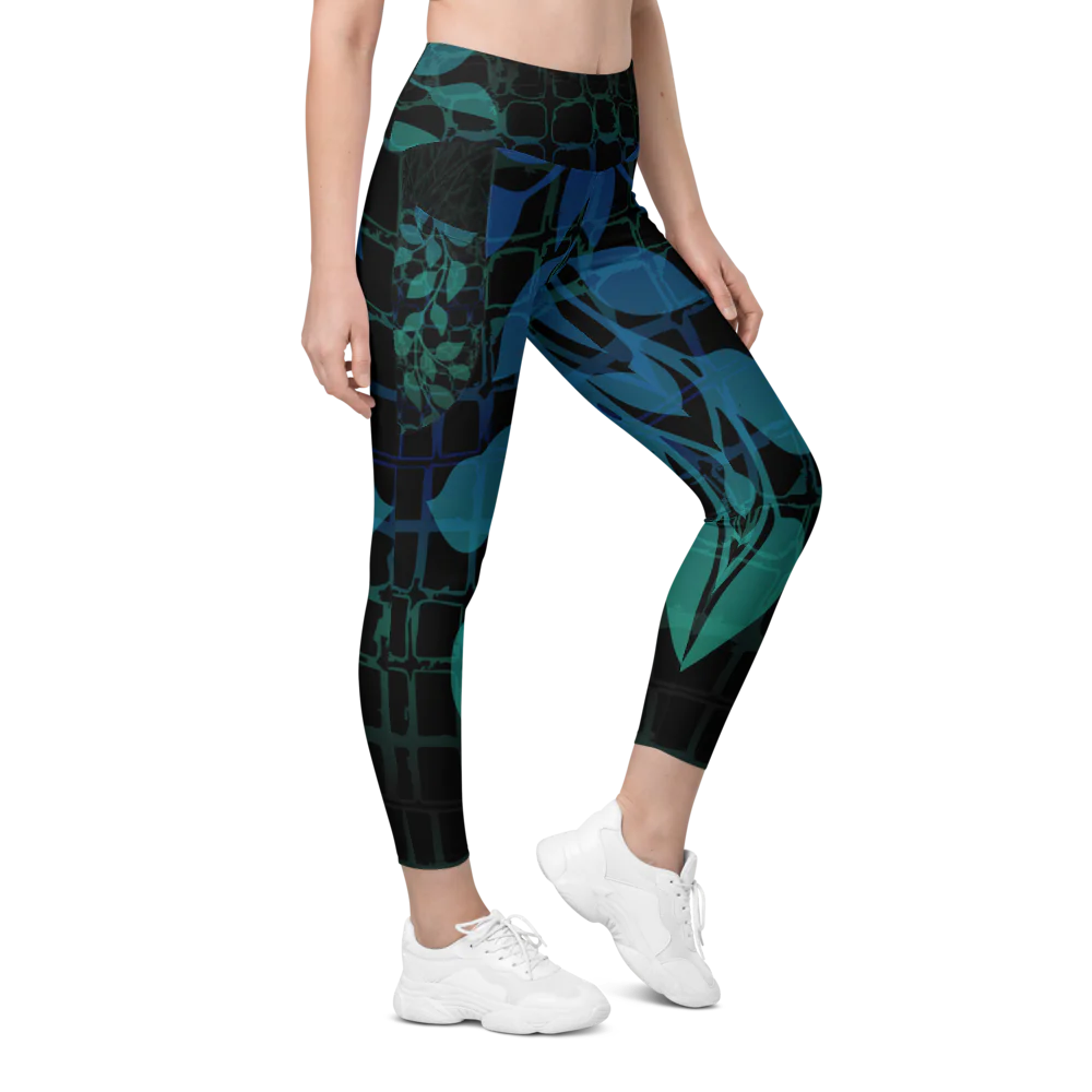 'JUNGLIST' Sustainable Leggings with Pockets Ravenrock