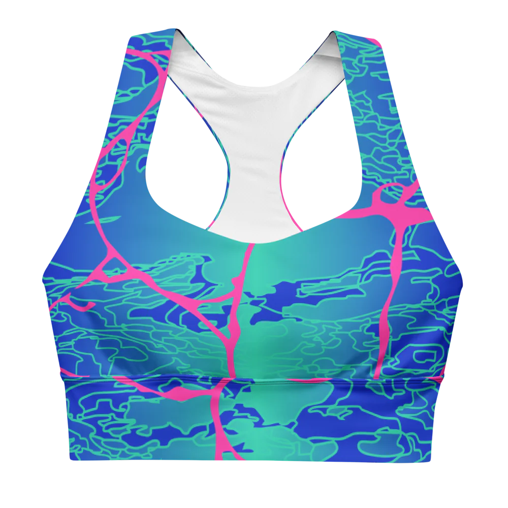 'LARIMAR' Recycled Longline Sports Bra
