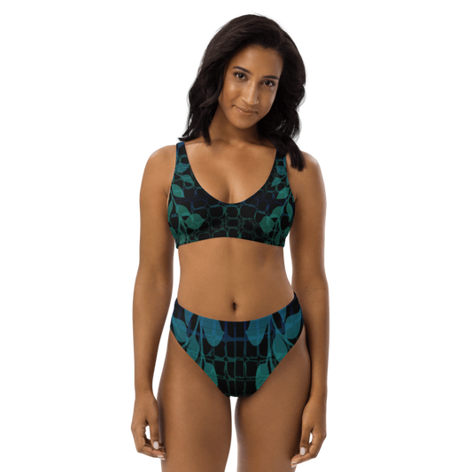'JUNGLIST' High-Waisted Bikini Ravenrock