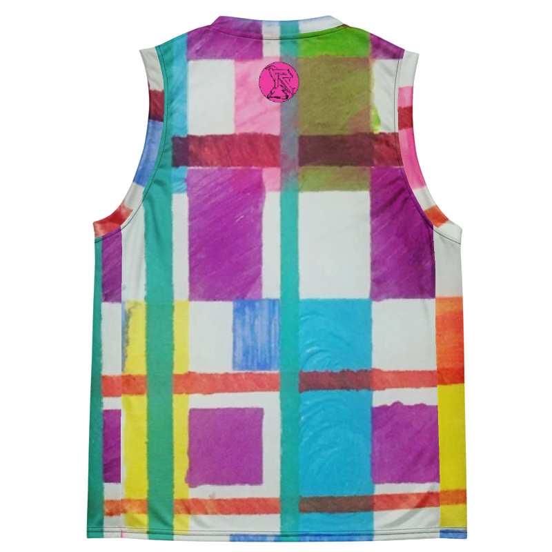 'MONDRIAN' Unisex Basketball Jersey