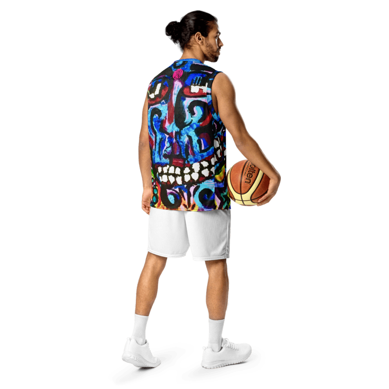 'CRANIUM' Unisex Basketball Jersey