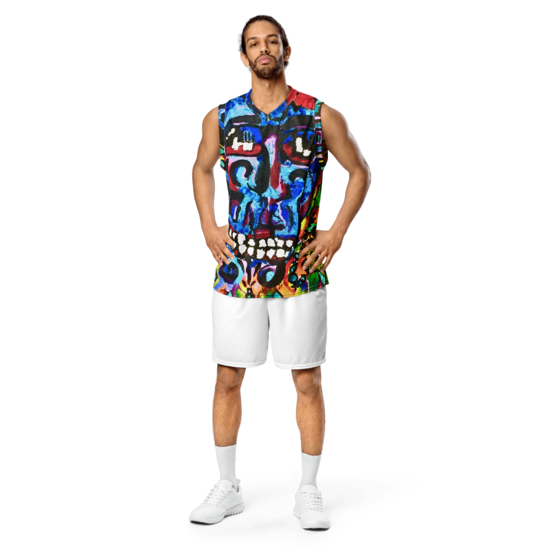 'CRANIUM' Unisex Basketball Jersey