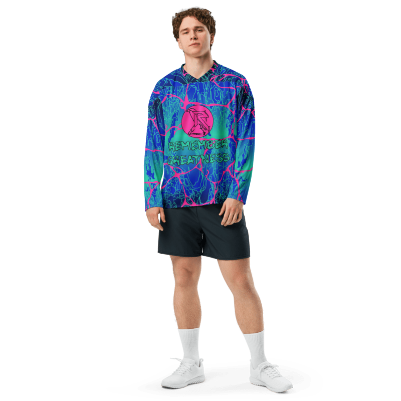 'LARIMAR' Recycled Hockey Jersey