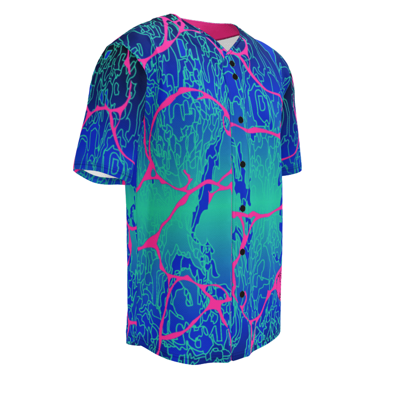 'LARIMAR' Recycled Unisex Baseball Jersey