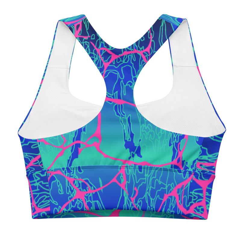 'LARIMAR' Recycled Longline Sports Bra