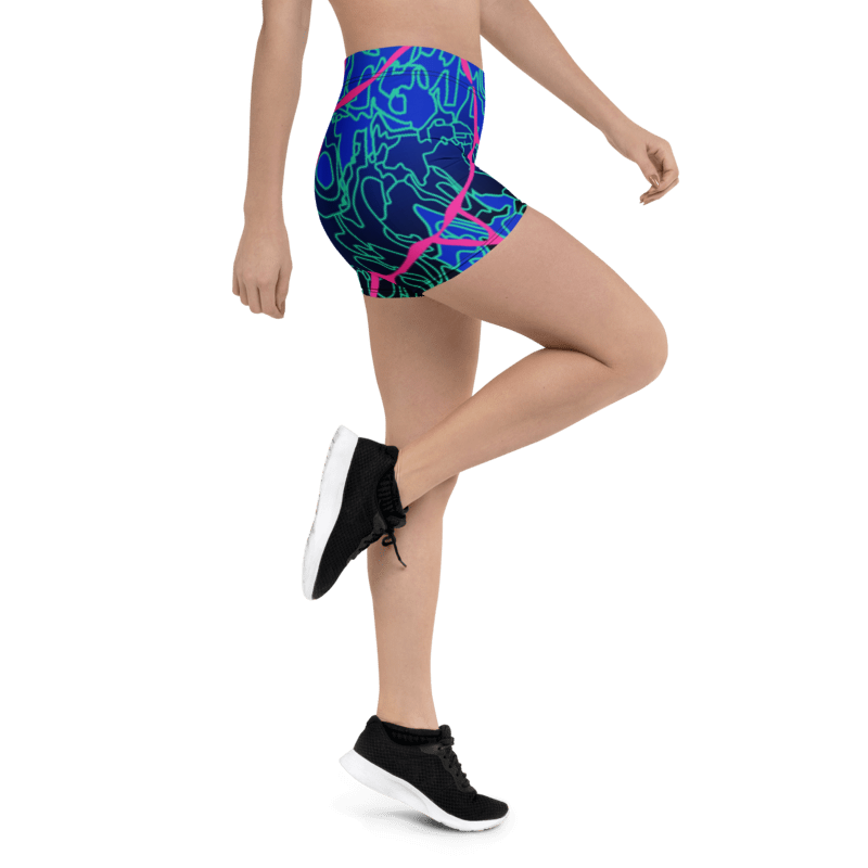 'LARIMAR' Spandex Shorts