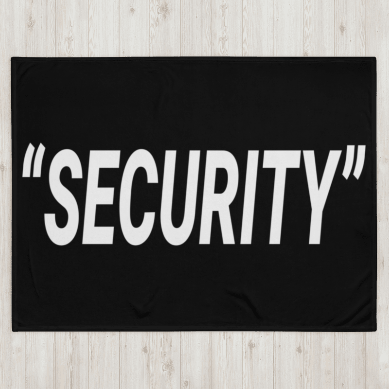 'SECURITY' Blanket