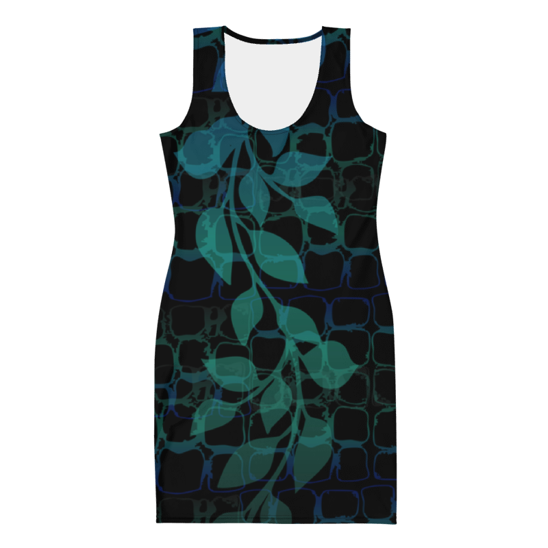 'JUNGLIST' Bodycon Dress Ravenrock