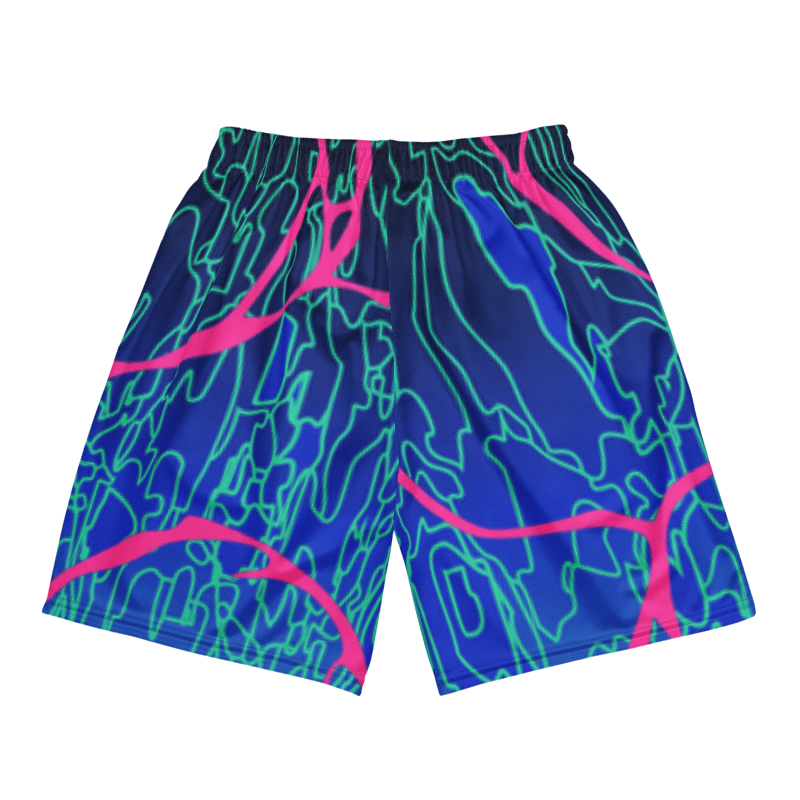 'LARIMAR' Recycled Unisex Mesh Shorts