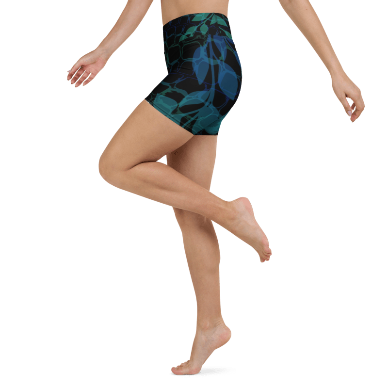 'JUNGLIST' Yoga Shorts Ravenrock