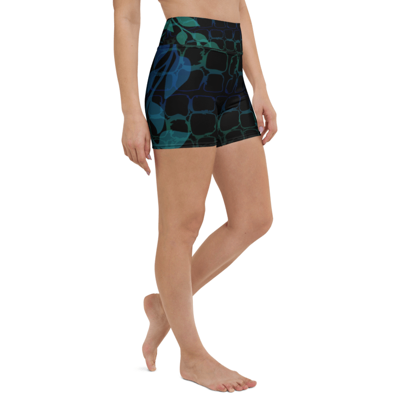 'JUNGLIST' Yoga Shorts Ravenrock