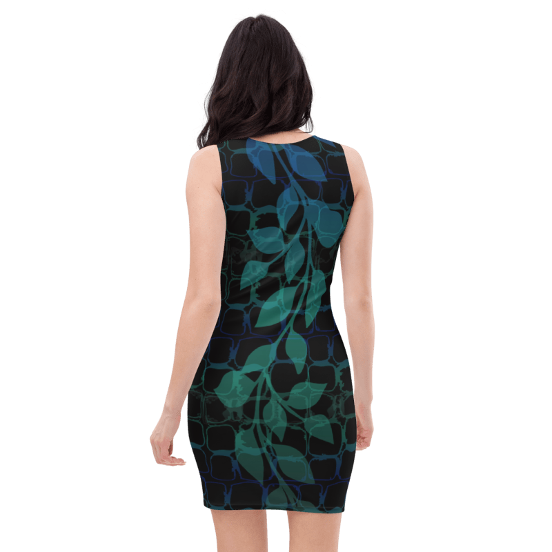 'JUNGLIST' Bodycon Dress Ravenrock